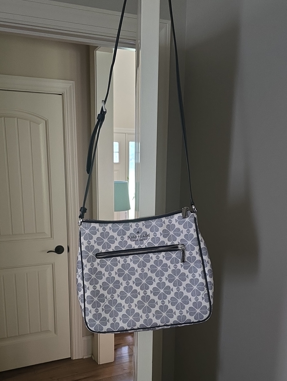 kate spade Navy and White Floral Shoulder Bag - Picture 2 of 2